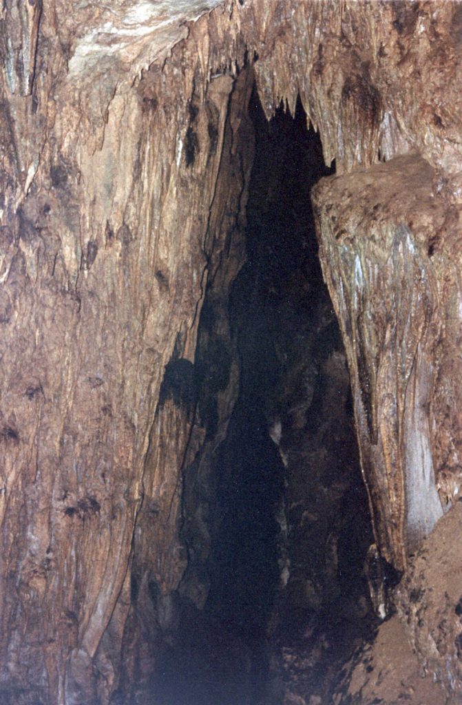 [in cave]